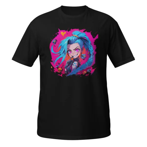 Camiseta Jinx negro frente