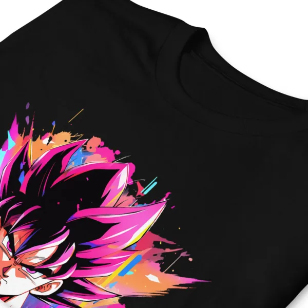 Camiseta Goku God negro detalle