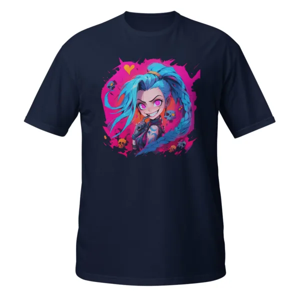 Camiseta Jinx navy frente