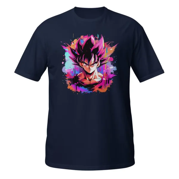 Camiseta Goku God navy frente