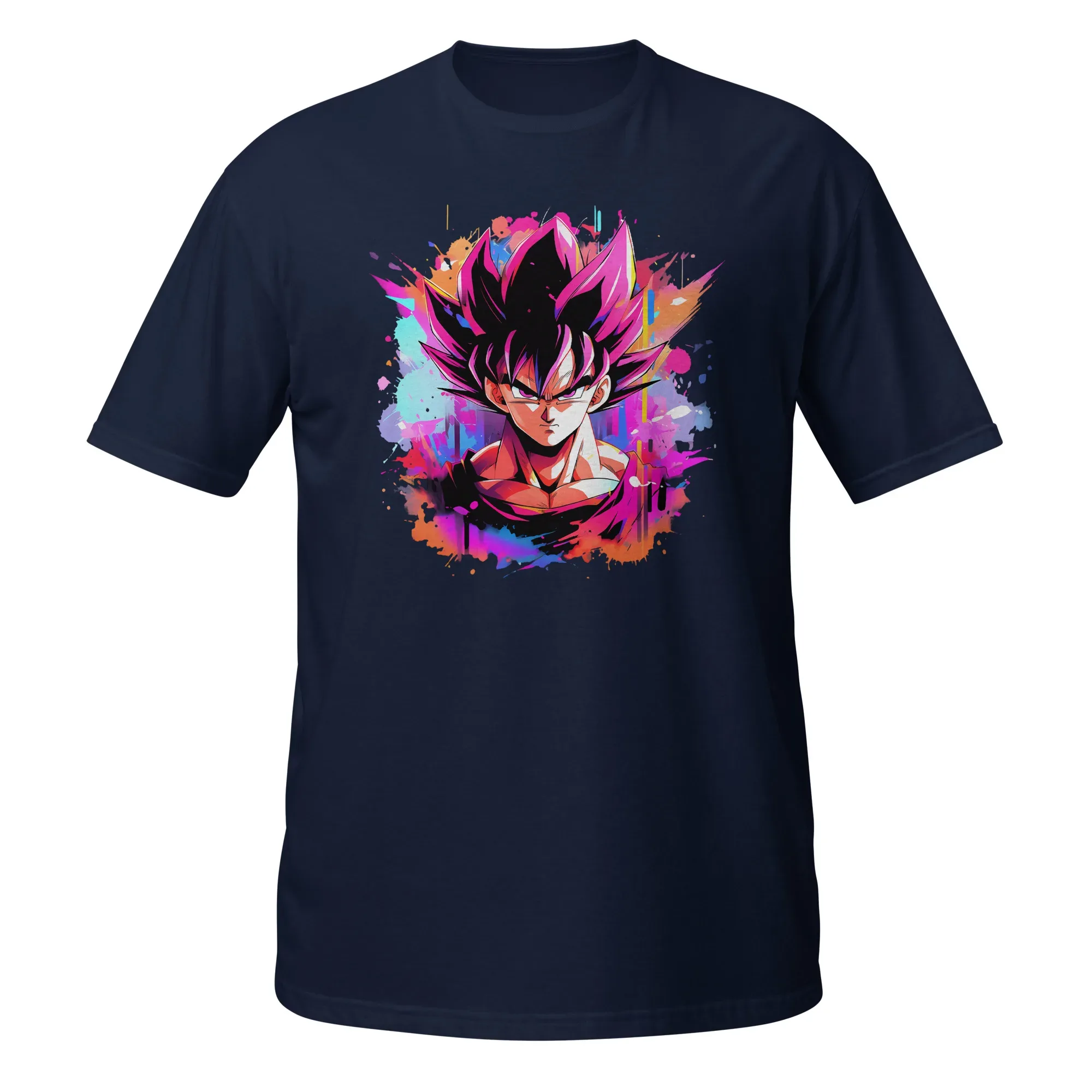 Camiseta Goku God navy frente