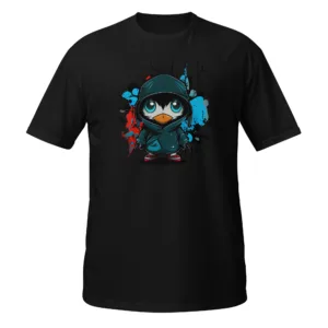 Camiseta - Pingüino grafitero