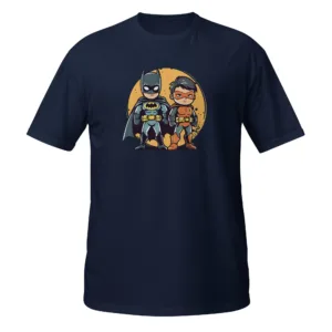 Camiseta Batman y Robin negro