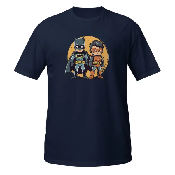 Camiseta Batman y Robin negro