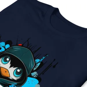 Camiseta - Pingüino grafitero