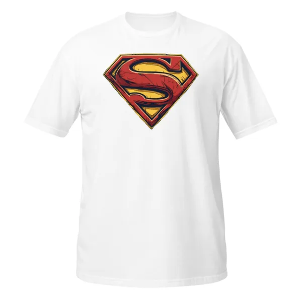 Camiseta Superman Logo frente blanco