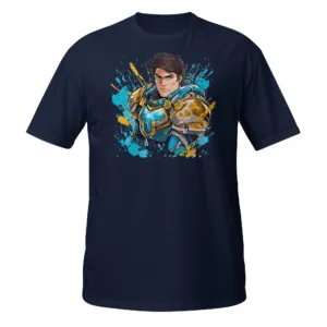 Camiseta - LOL - Garen Blue