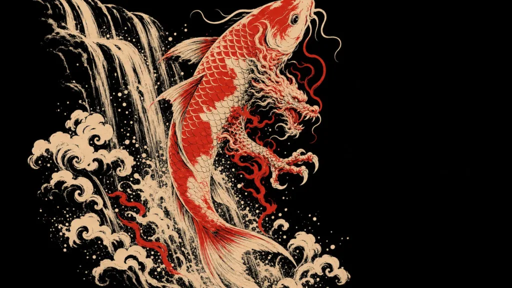 Qué significa la carpa koi y la leyenda de la que se hizo dragón