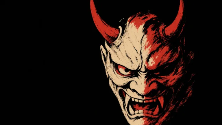 Qué significa la máscara oni y por qué protege en vez de asustar