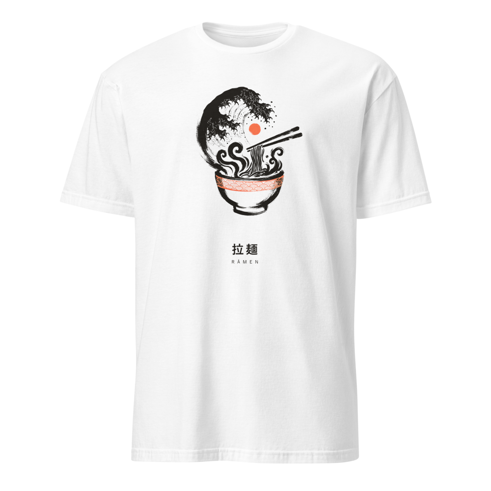 Camiseta Ramen 拉麺 — La Gran Ola en el Cuenco